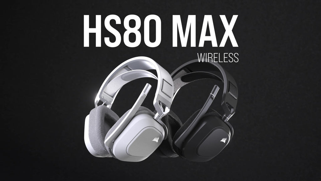 Corsair HS80 MAX Wireless Gaming Headset – Steel Grey