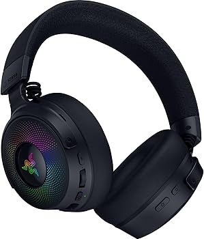 Razer Kraken V4 Pro Wireless Gaming Headset – TriForce Bio-Cellulose Drivers, THX Spatial Audio, OLED Control Hub (Recertified)