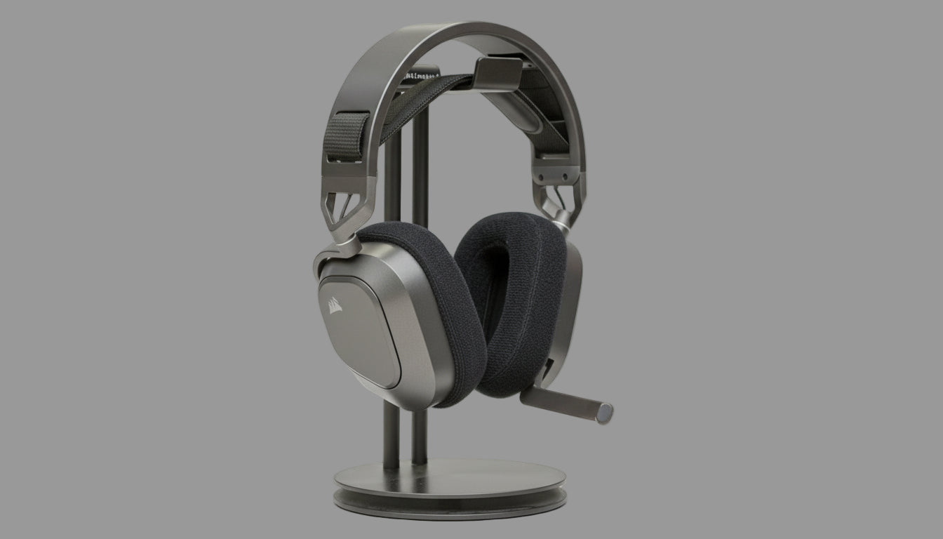 Corsair HS80 MAX Wireless Gaming Headset – Steel Grey